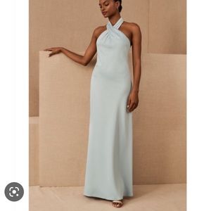 BHLDN Ruby Satin Charmeuse Dress